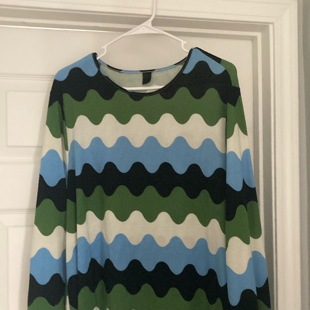 Colorful Wave Pattern Dress - Picture 4 of 4